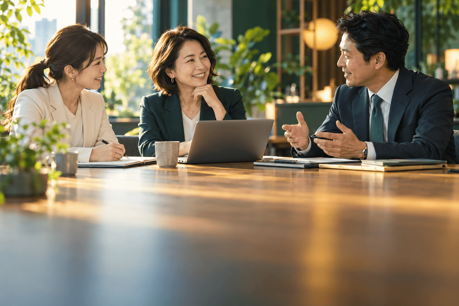 紹介をきっかけに、事業者と専門家が相談する活用イメージ
